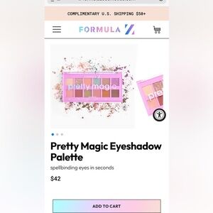 Pretty Magic Eyeshadow Palette - Pink and Purple